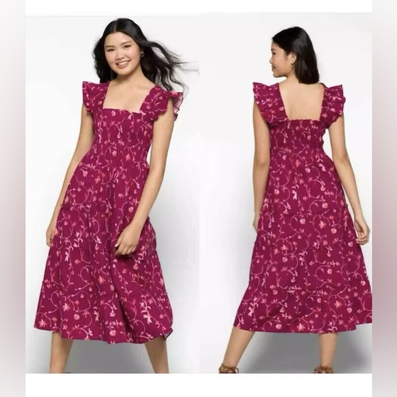 Hill House Dresses & Skirts - NWT Hill House Burgundy Nap Dress M